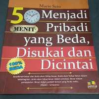 Image of 50 Menit Menjadi Pribadi yang Beda, Disukai dan Dicintai