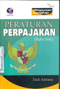 Image of Peraturan Perpajakn : BUku 1
